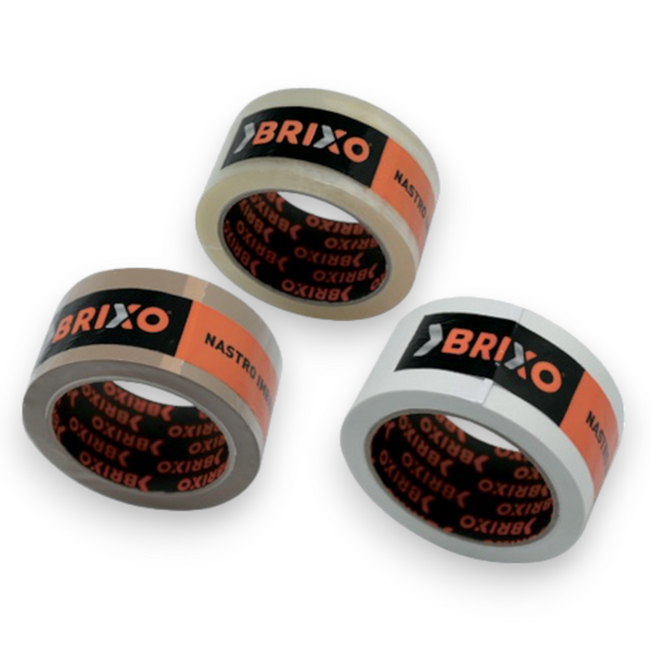 Scotch nastro adesivo tradizionale ultra resistente per imballaggi e lavori trasloco Brixo PPL Noise