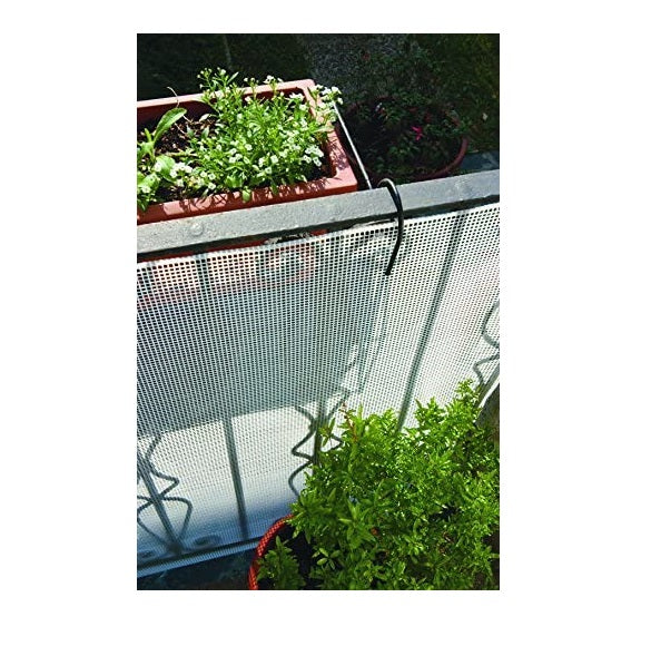 Rete PVC per recinzione giardino leggera Colorado Maglia 5x5mm Bianca Le Reti Americane