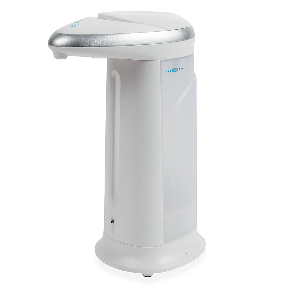 Dosatore dispenser sapone liquido in gres con base in legno per bagno  locali e ristoranti 300 ml SPQeRe - White