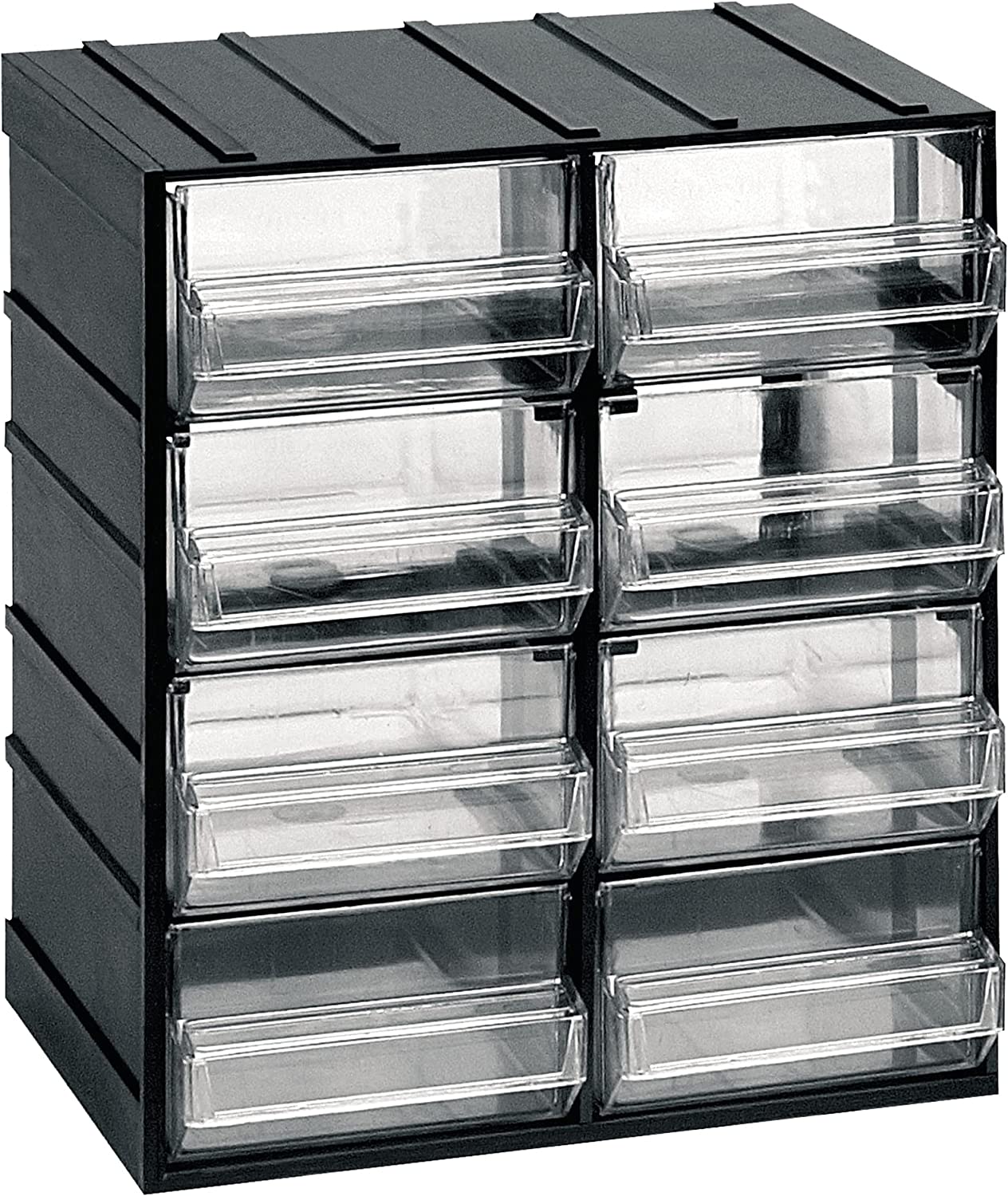 IDesign Crisp Organizer Per Cassetti, Trasparente, 7,6x30,5x5,1 Cm - Divisorio Per Posate E Utensili, Impilabile