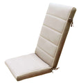 Cuscino in poliestere sfoderabile impermeabile con schienale alto 115x46 cm per sedia poltrona