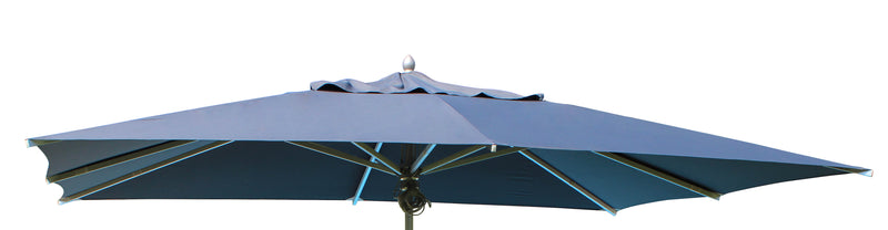 Telo di ricambio in poliestere 3x4 mt per ombrellone a palo centrale Lepus