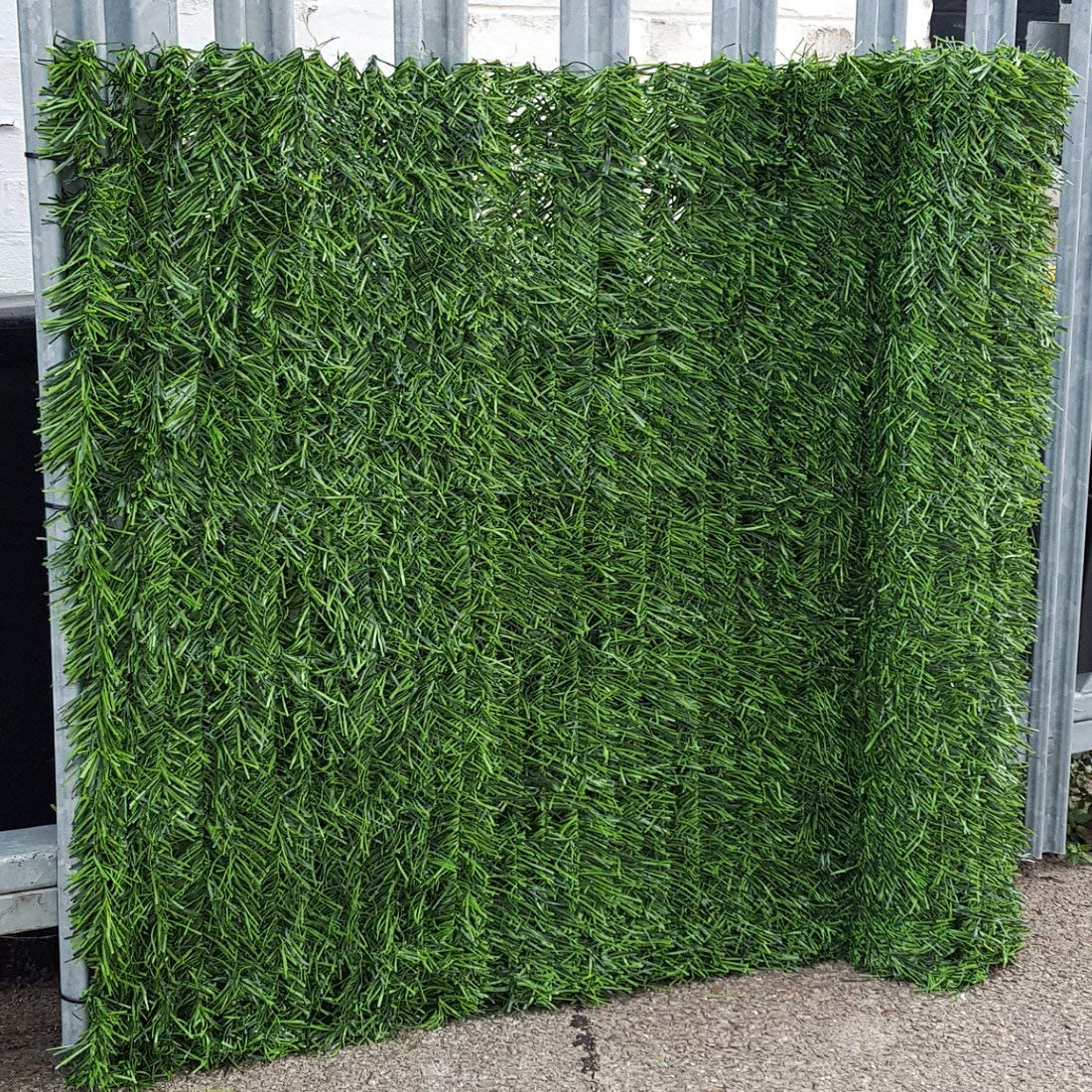 Siepe recinzione artificiale frangivista rotolo 3 mt ignifuga Green Sc