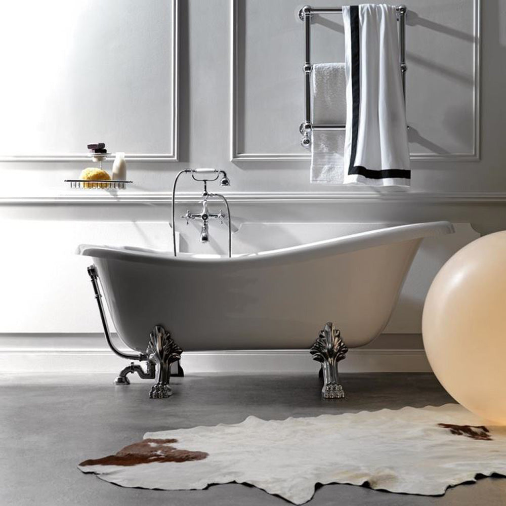 Vasca da bagno epoca solo guscio realizzata in metracrilato 170x80xH72/61