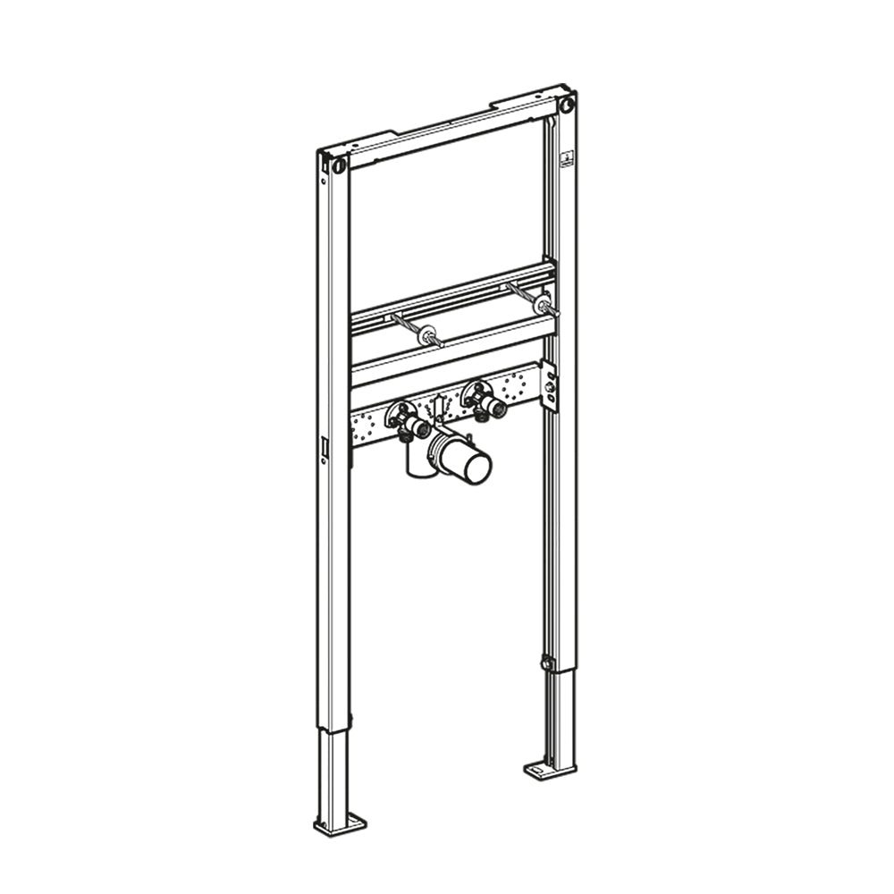 Supporto struttura portante lavabo sospeso per cartongesso H112 a per installazione muro