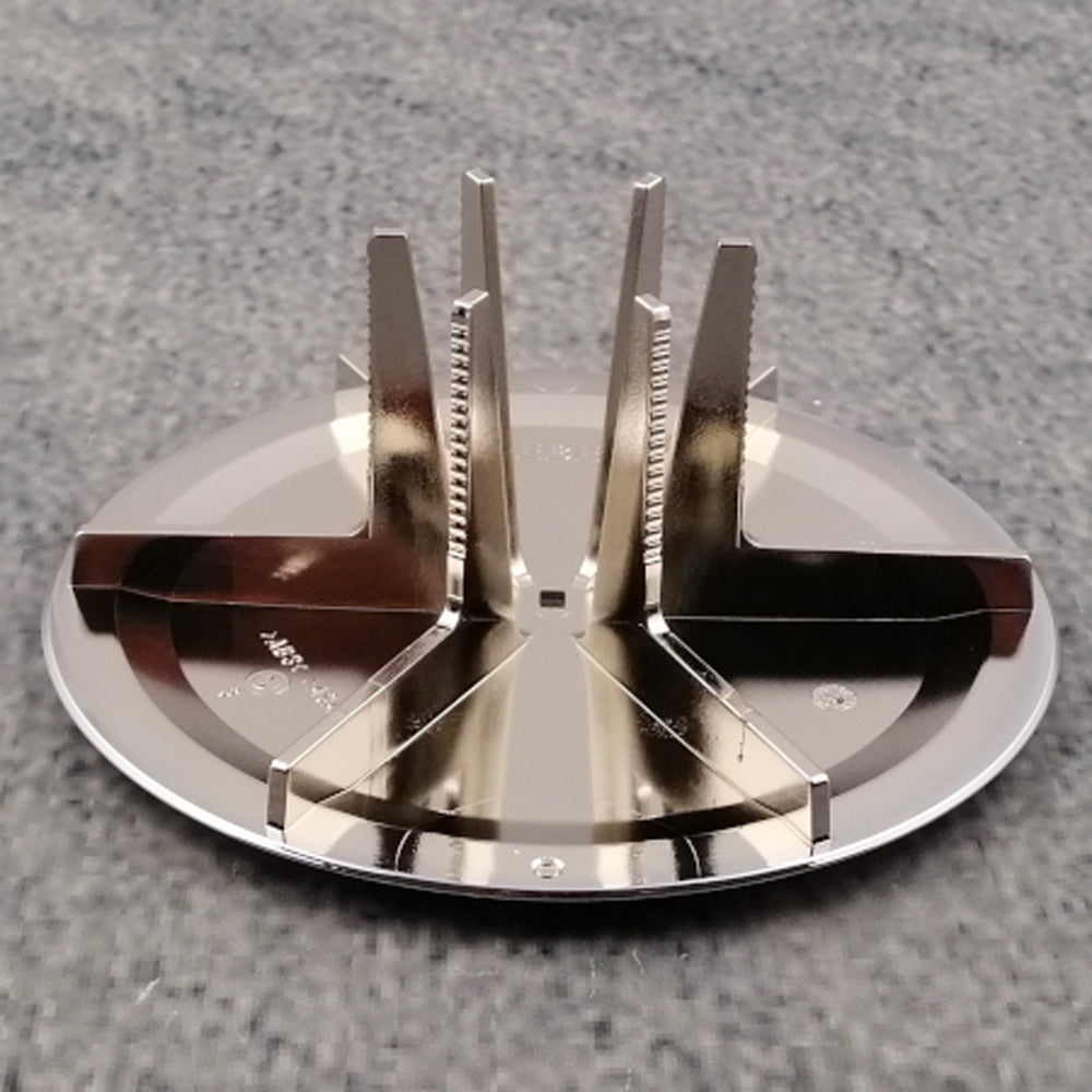 Tappo cromato universale per piletta doccia diametro 9 cm
