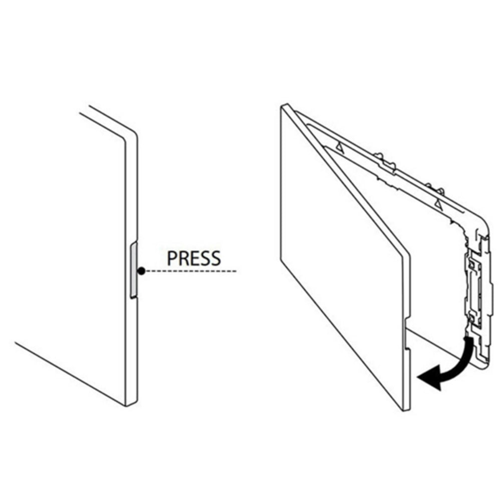 Placca di comando compatibile casse OLI 74 Expert Quadra Plus 23x15x0.65 cm