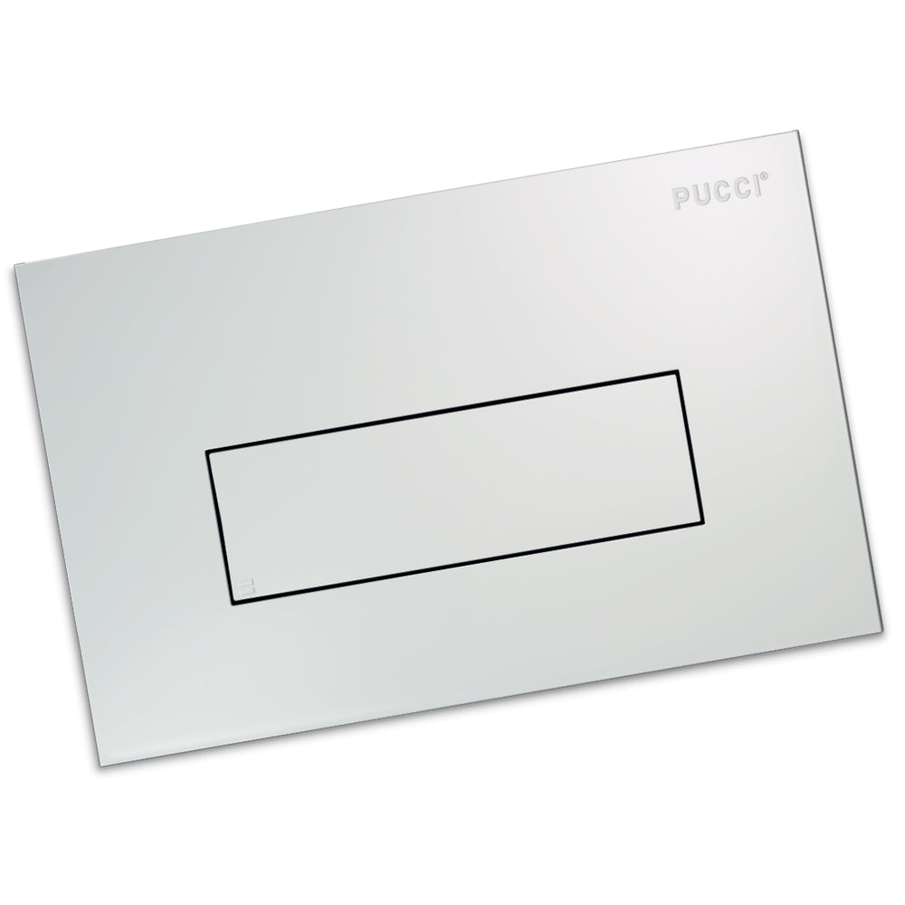 Placca di comando wc bianca 28x18x4.7 cm Sara linea
