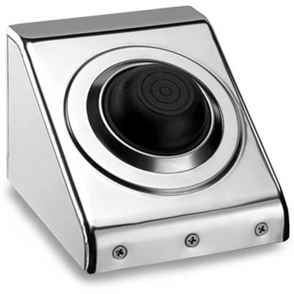 Comando a pedale montaggio esterno pavimento o parete con placca inox e accessori inclusi
