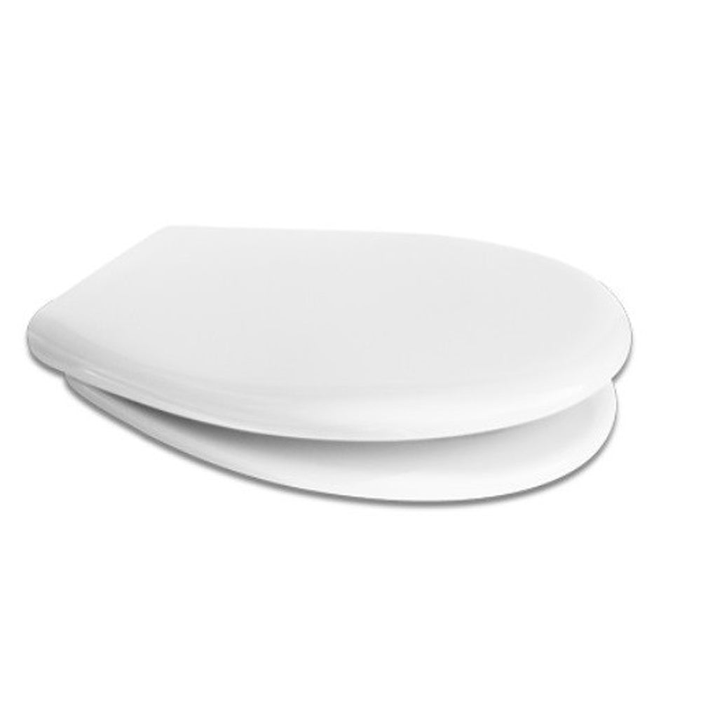Sedile wc termoindurente bianco con cerniere gardena