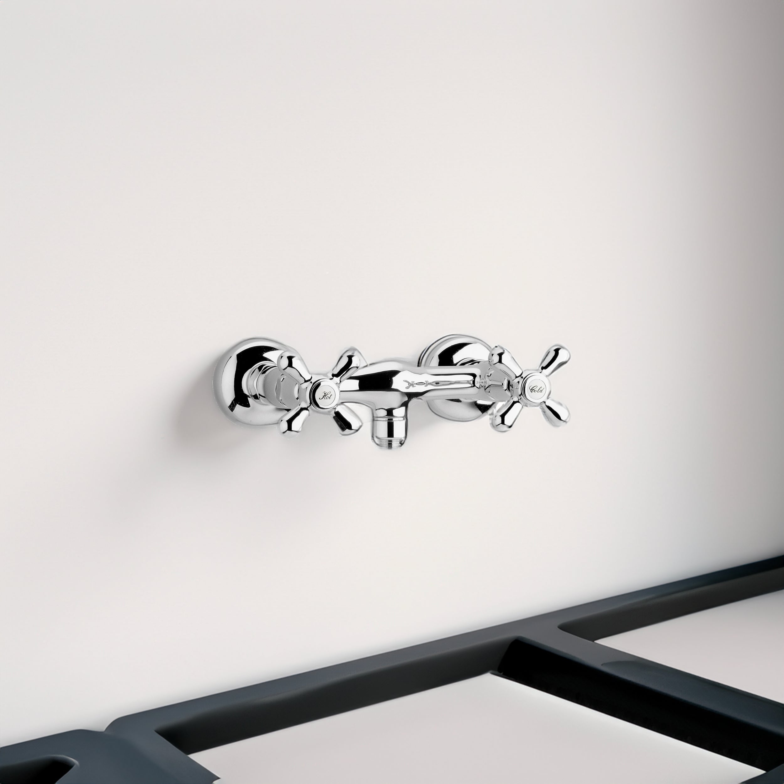 Gruppo esterno doccia cromo con attacco flessibile 1/2 pollici