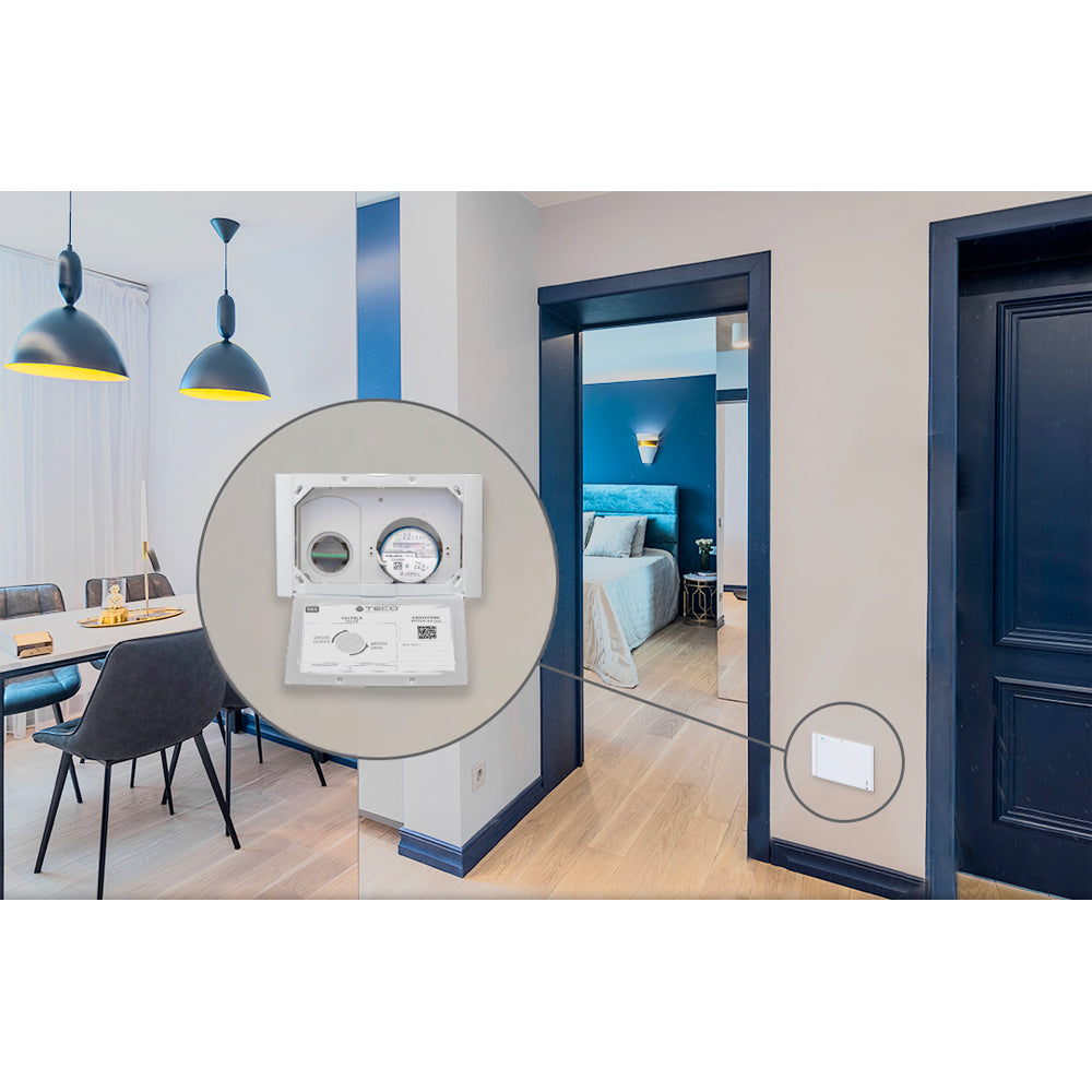 kit contabilizzazione incasso acqua sanitaria con contatore estraibile compatibile motore elettrico