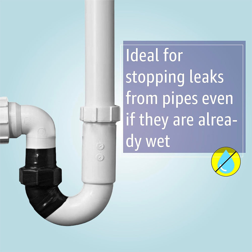 Nastro sigillante autovulcanizzante per riparazione impianti rotolo 3 mt.