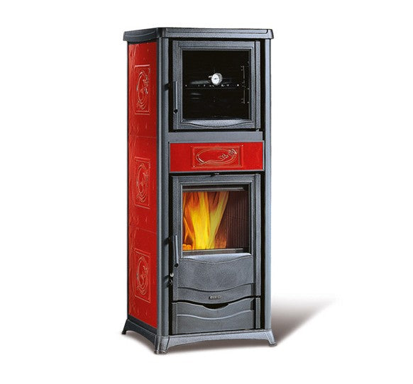 Stufa a legna con forno per cucinare 9,1 kW Rossella Plus Evo