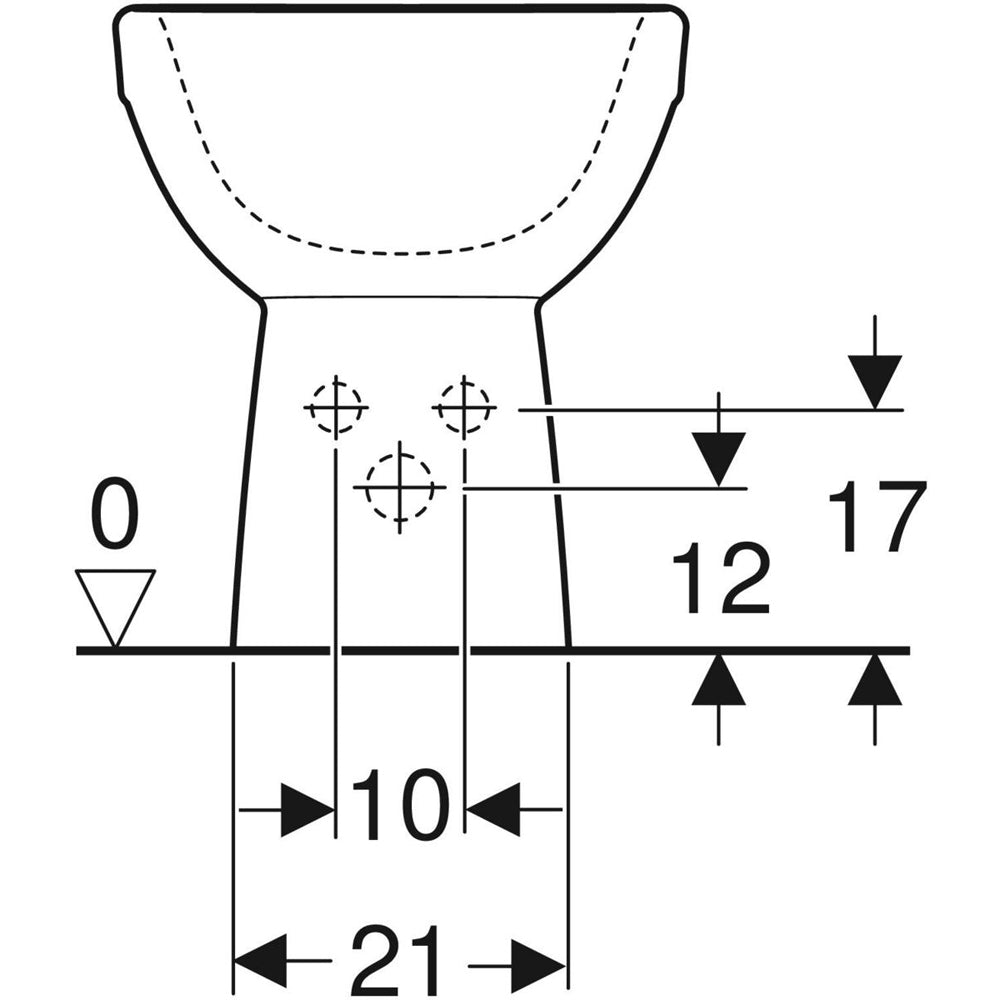 Bidet filo parete monoforo con kit fissaggio incluso bianco ceramica design moderno bagno elegante