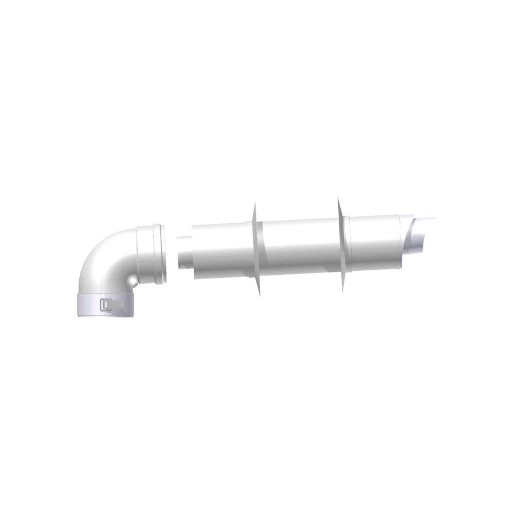 Kit Coassiale Compatibile Per Caldaie Vaillant Ø60/100 X 1000 Mm