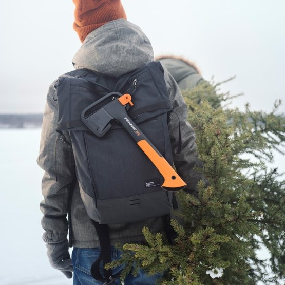 Accetta ascia da taglio spacca legna professionale maneggevole e portatile FISKARS XSX7