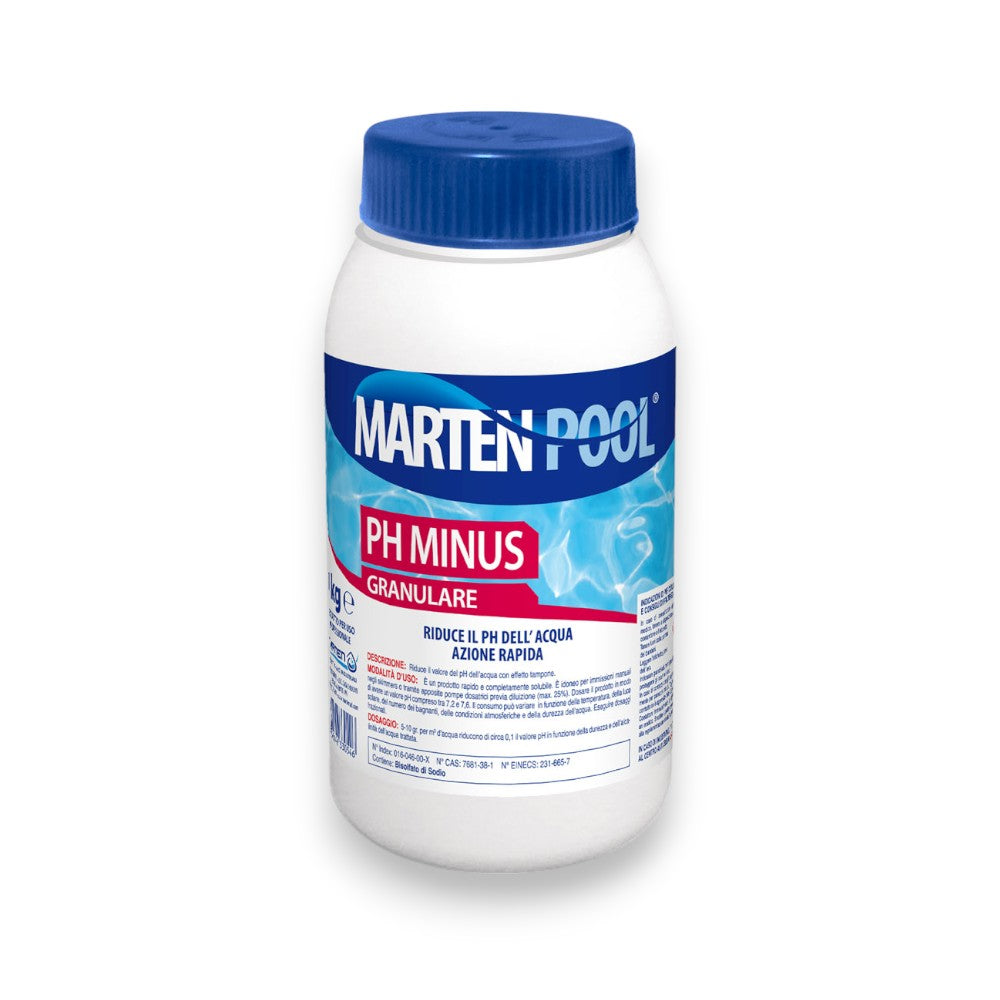 Correttore regolatore di PH- granulare 1 kg per piscina