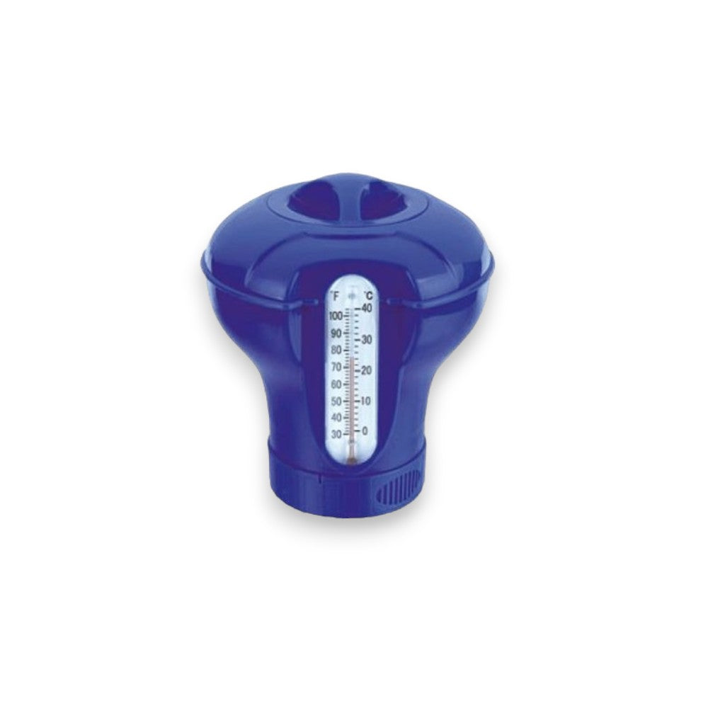 Dosatore galleggiante con termometro per piscine