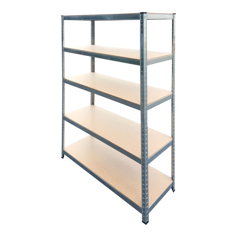 Scaffale kit 5 piani ad incastro carico pesante Top Design - Brixo Silver 300