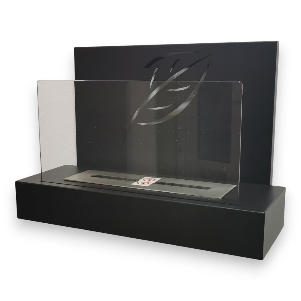 Camino a bioetanolo 2,5 kw riscaldamento a liquido con kit di fissaggio a parete Procida