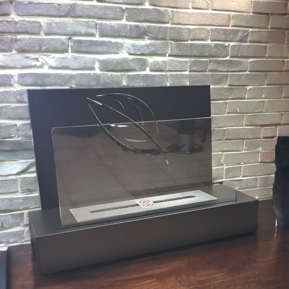 Camino a bioetanolo 2,5 kw riscaldamento a liquido con kit di fissaggio a parete Procida