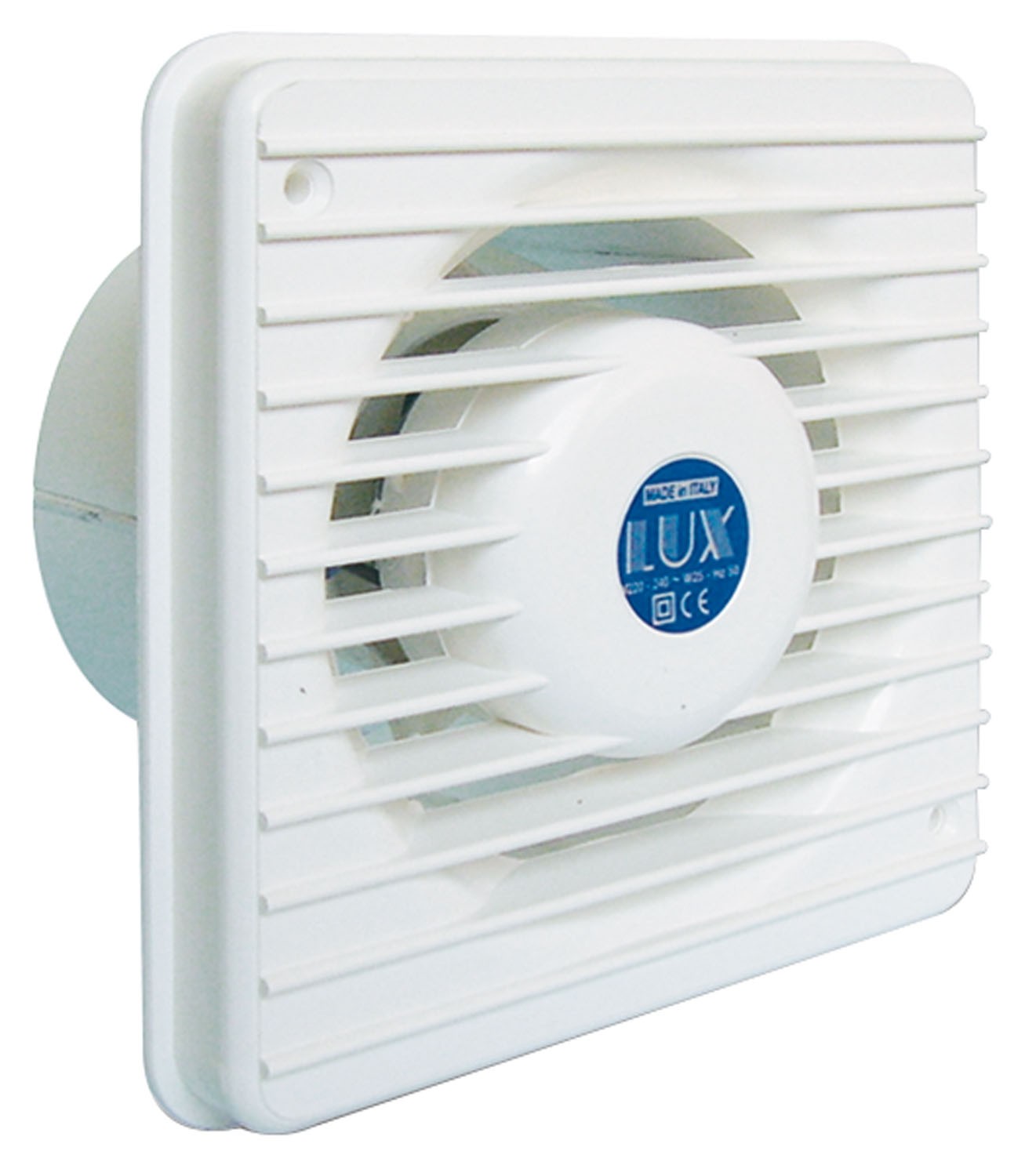 Aspiratore elettrico centrifugo T100 per istallazione a muro foro 100 mm