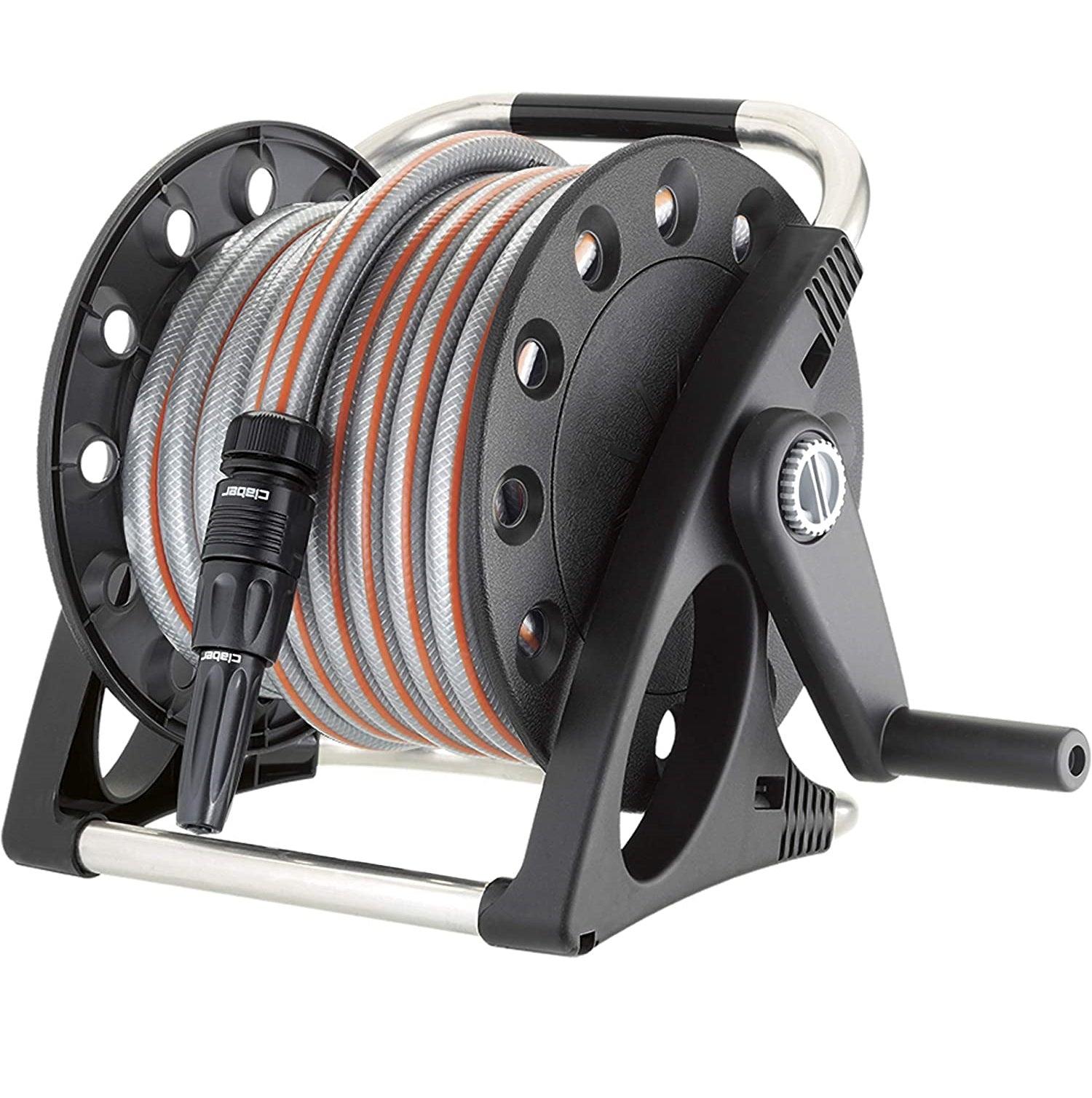 Tubo irrigazione 15 mt + avvolgitubo, raccordi e rubinetto AQUAPONY KIT 8884 CLABER