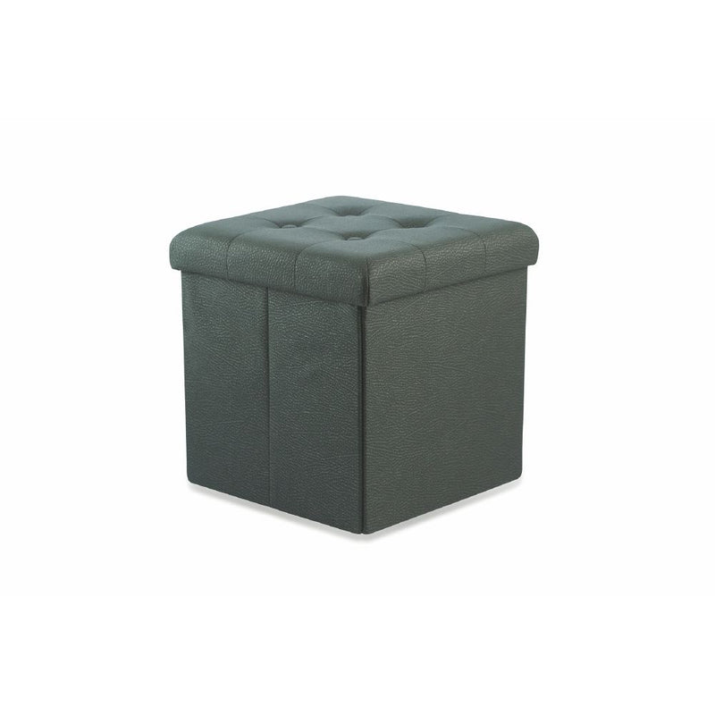 Pouf seduta contenitore multiuso con struttura in MDF rivestito in ecopelle Mini Box