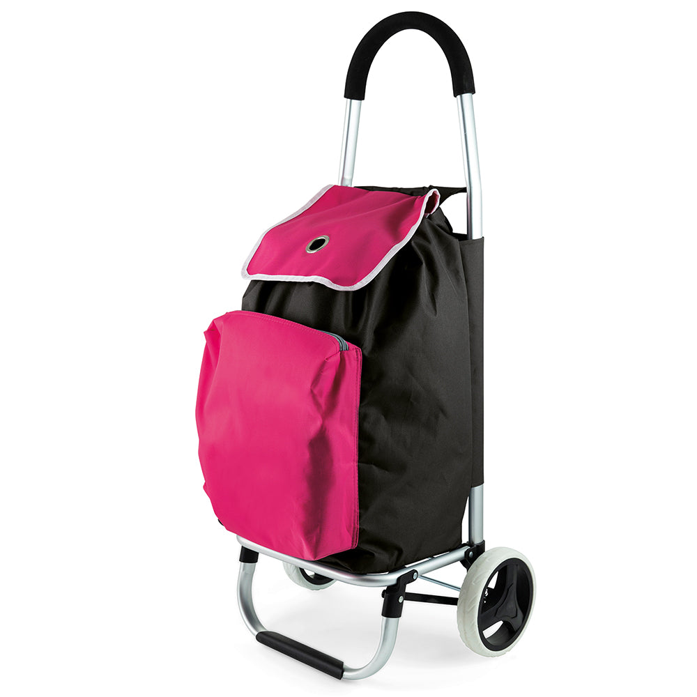 Carrello porta spesa 33 L termico struttura in alluminio 2 ruote borsa termica