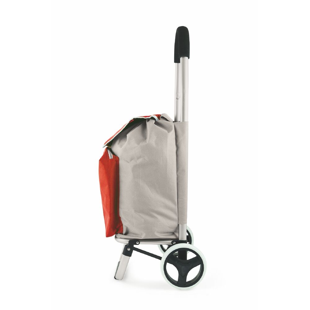 Carrello porta spesa 33 L termico struttura in alluminio 2 ruote borsa termica