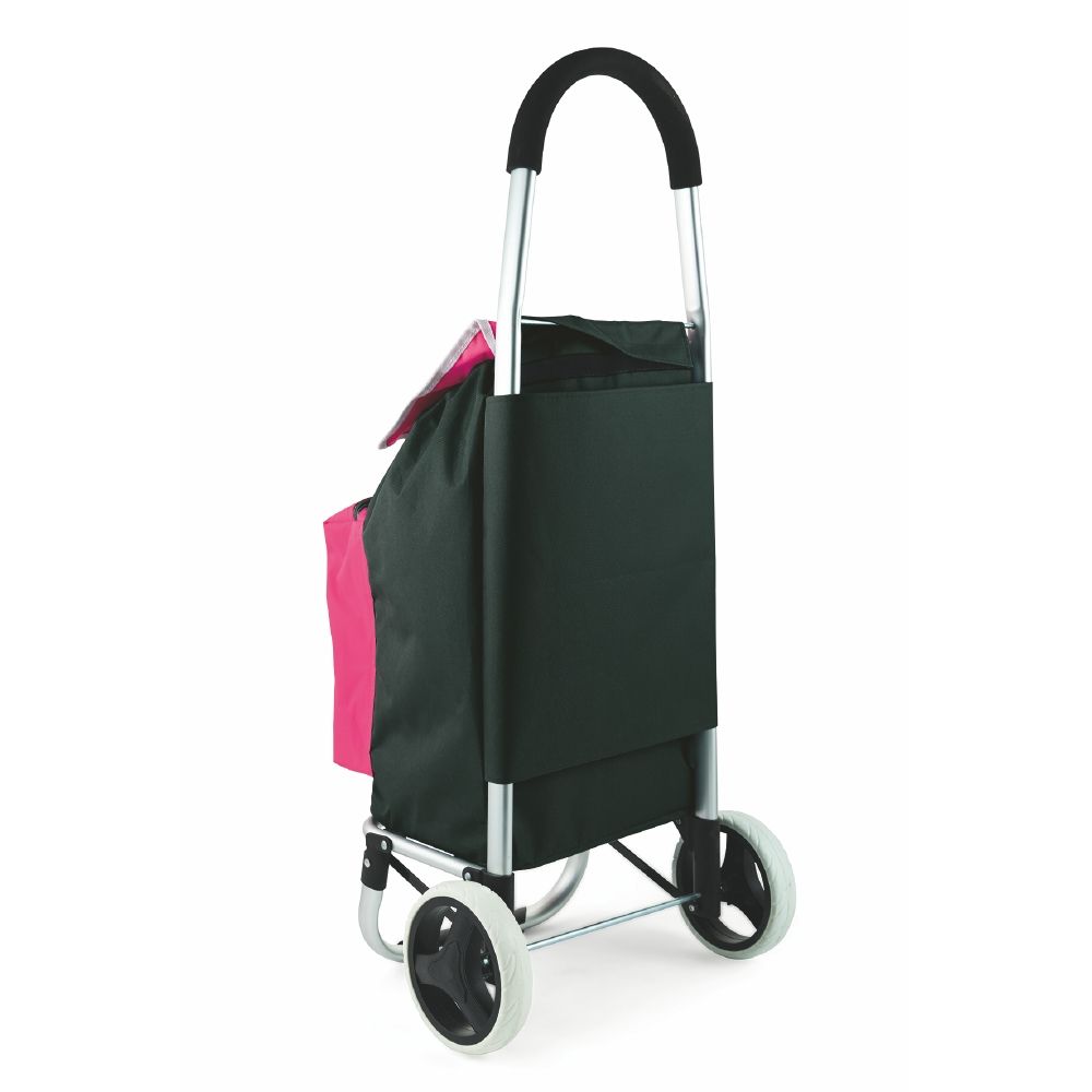 Carrello porta spesa 33 L termico struttura in alluminio 2 ruote borsa termica