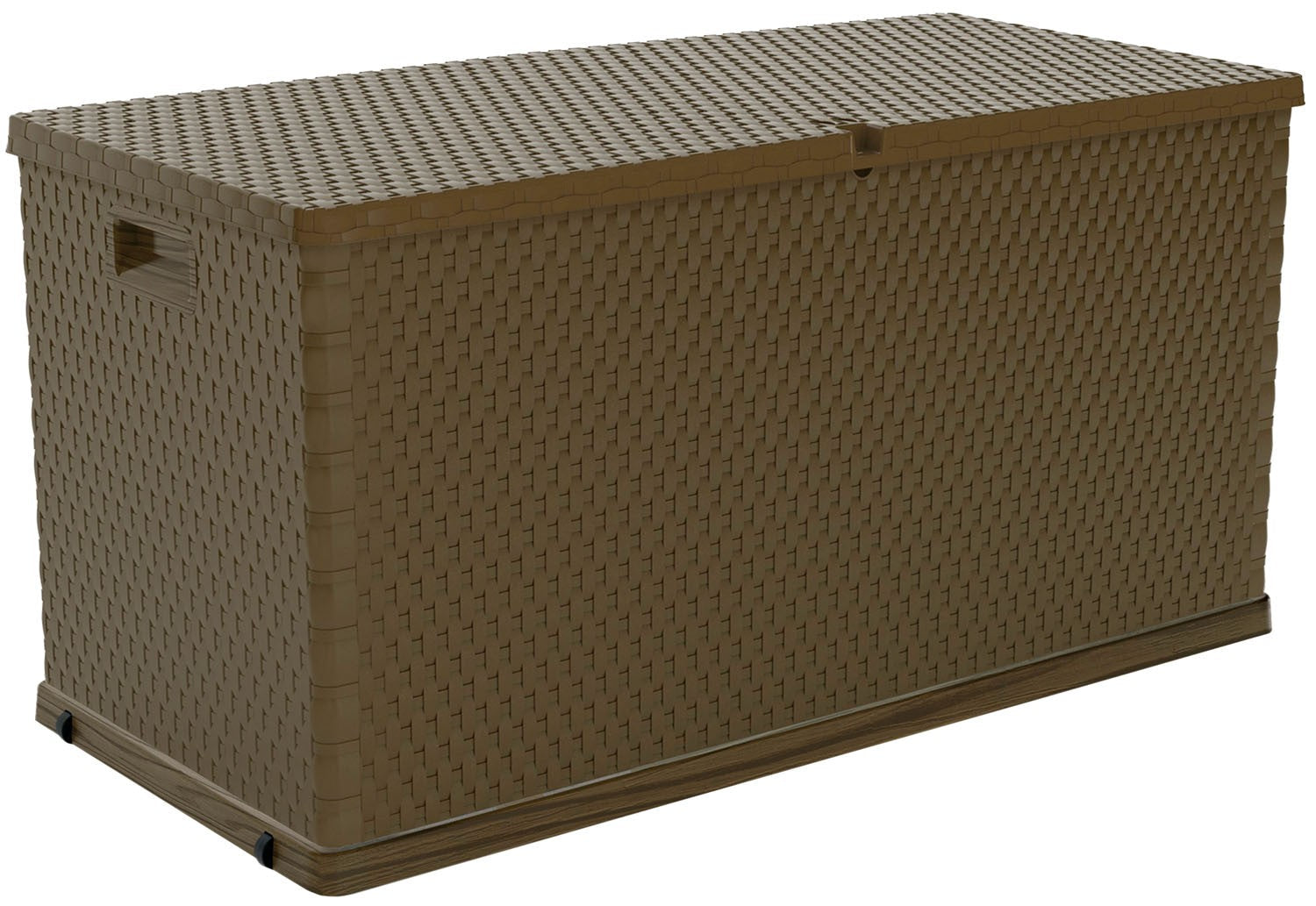 Baule cassapanca multiuso Garden Rattan resina 120x57x63 cm