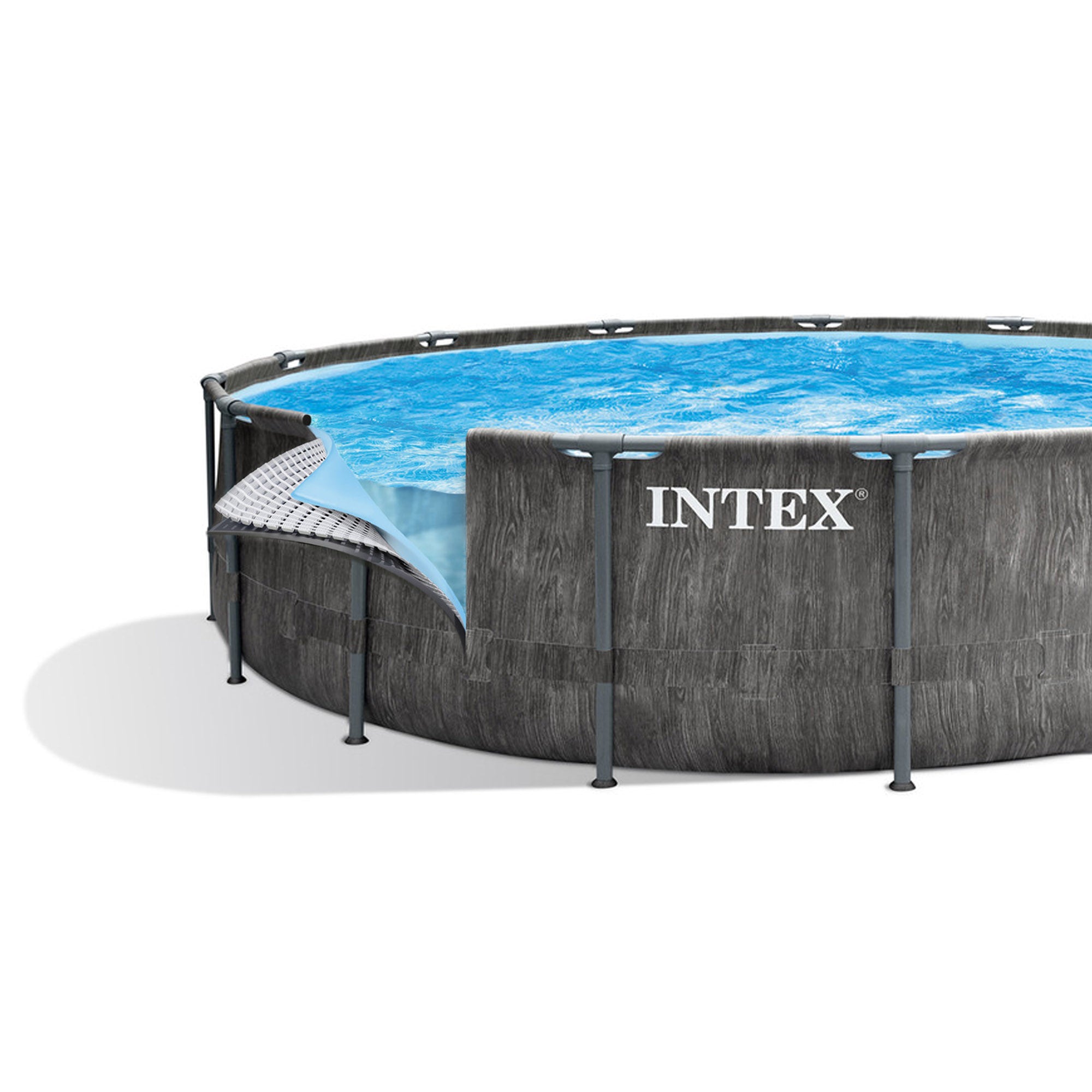 Piscina rotonda con struttura Ø549xH122 cm Prisma Frame Gw INTEX26744