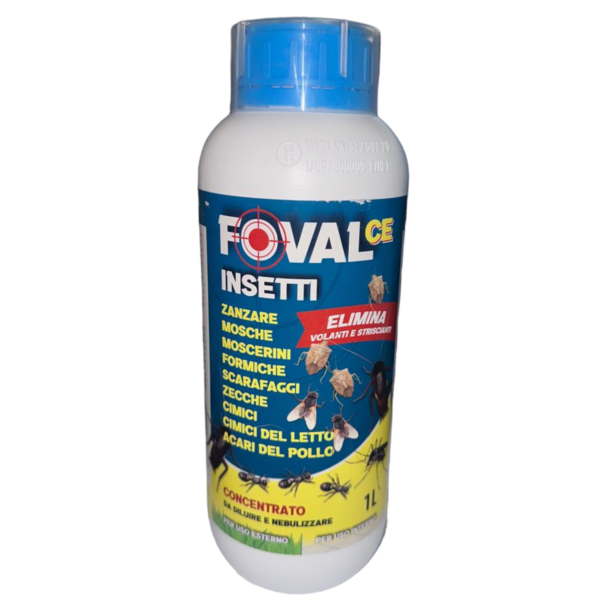 Insetticida a flacone concentrato per mosche zanzare e formiche Kollant Foval Adama