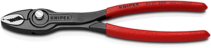 Pinza regolabile con manico antiscivolo e presa frontale e laterale professionale Twingrip8201 KNIPEX