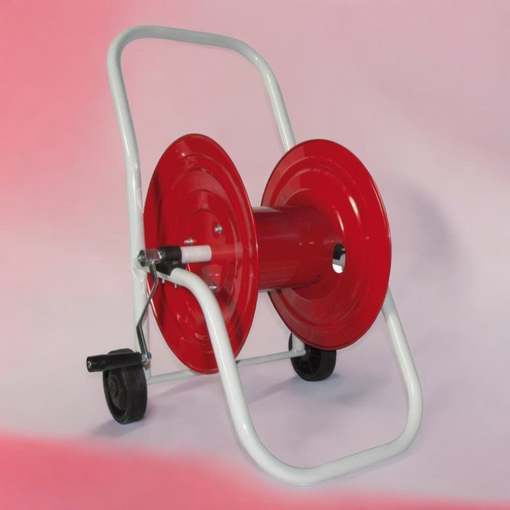 Carrello avvolgitubo da giardino pesante in acciaio zincato G41