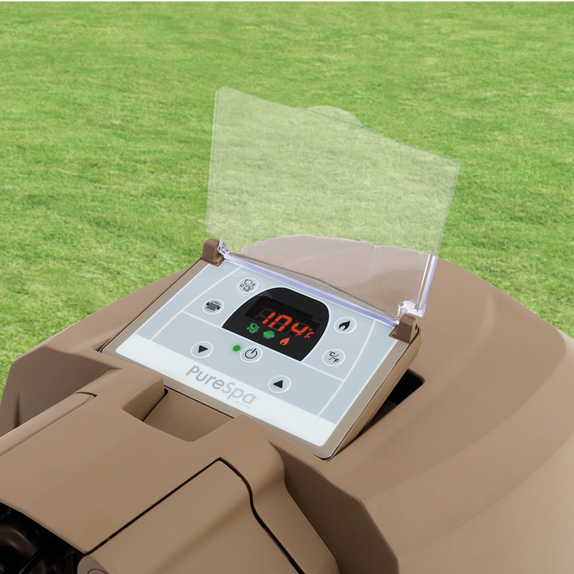 Piscina SPA idromassaggio beige 4 posti Ø196xH71 cm "Pure Spa Bubble Massage" INTEX28426