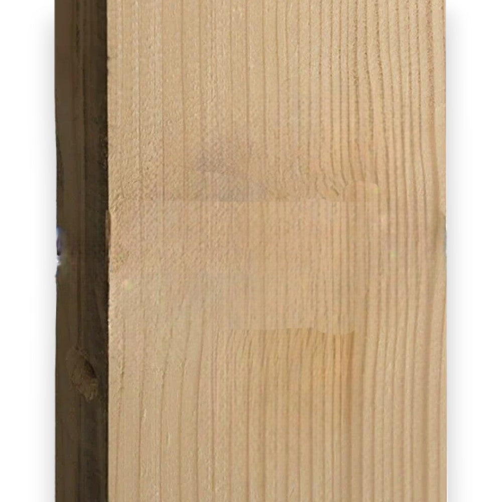 Controtelaio universale in legno di abete spessore 2 cm per porte interne con zanche in metallo premontate