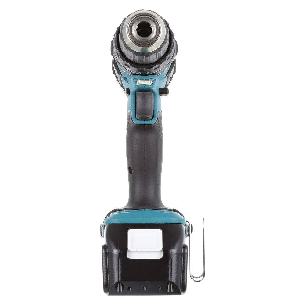 Trapano avvitatore professionale con percussione 2 velocità 18V 3Ah con 3 batterie e valigetta MAKPAC DHP482RF3J