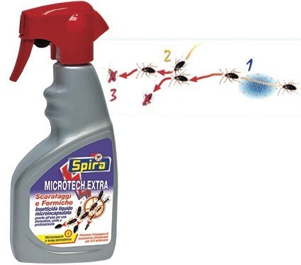 Insetticida spray 400 ml per insetti volanti e nidi Microtech Extra Spira