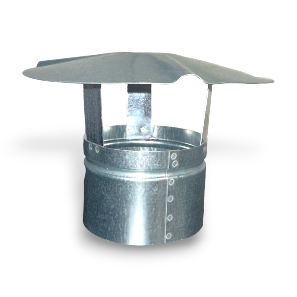 Fumaiolo comignolo fisso a cappello zincato
