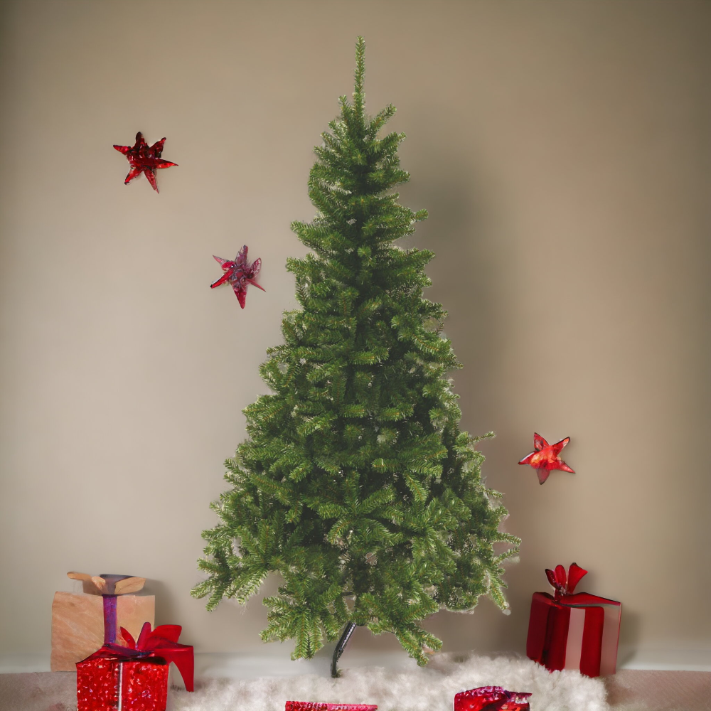Albero di natale abete verde in PVC Sestriere