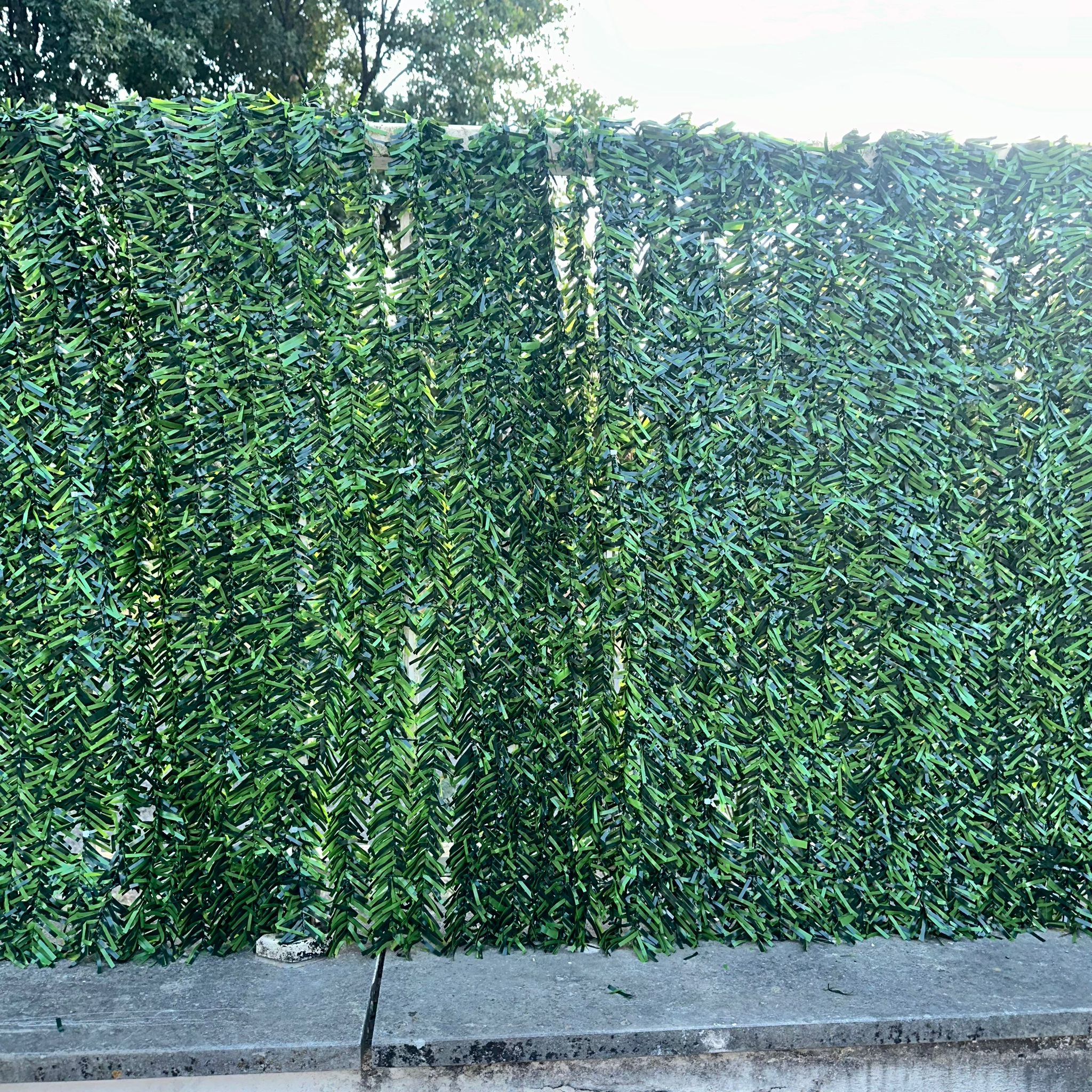 Siepe recinzione artificiale frangivista rotolo 3 mt ignifuga Green Screen Basic