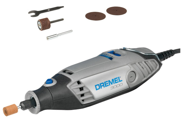 DREMEL elettroutensile smerigliatrice di precisione multifunzione con 5 accessori Dremel 3000 (3000-5)