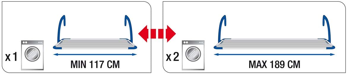 Stendibiancheria da balcone estensibile Brezza Extend