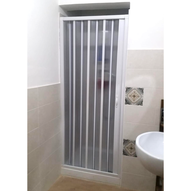 Box doccia in PVC con apertura laterale a scorrimento reversibile H185 cm Venere