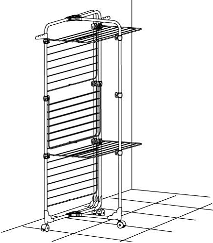 Stendibiancheria stendino verticale a torre Gimi Modular 4