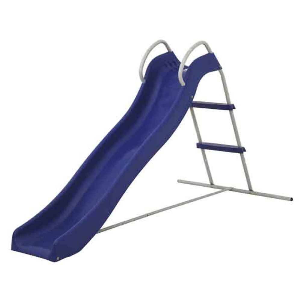 Scivolo 185x95xH105 cm in acciaio per bambini 3-7 anni per giardino