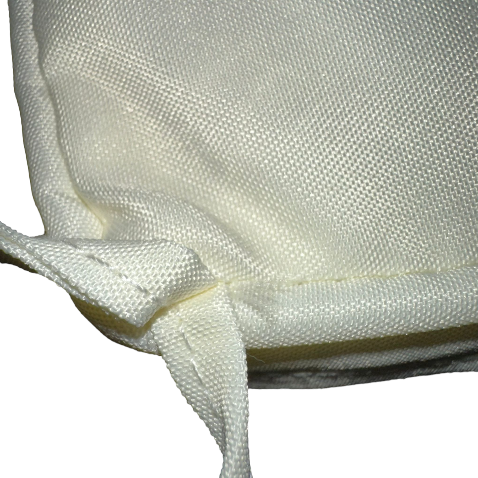 Cuscino quadrato 40x40x5 cm in cotone beige sfoderabile per sedie Mango e Kiwi